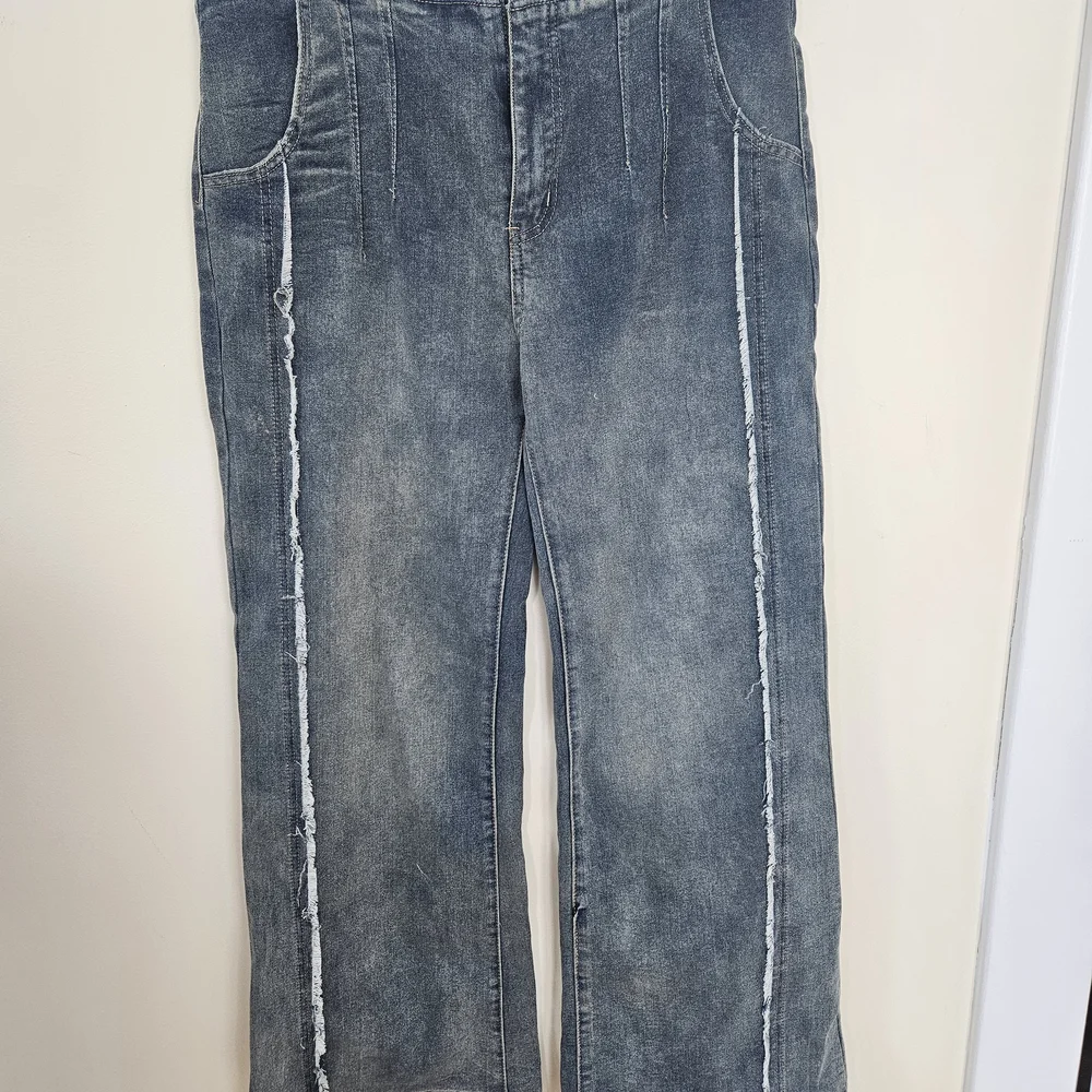 Stylish Flare & Wide Leg Jeans - Vintage Blue